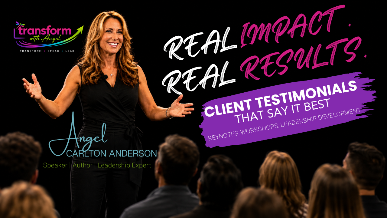 Client Testimonials — Real Impact. Real Results. — Angel Carlton Anderson