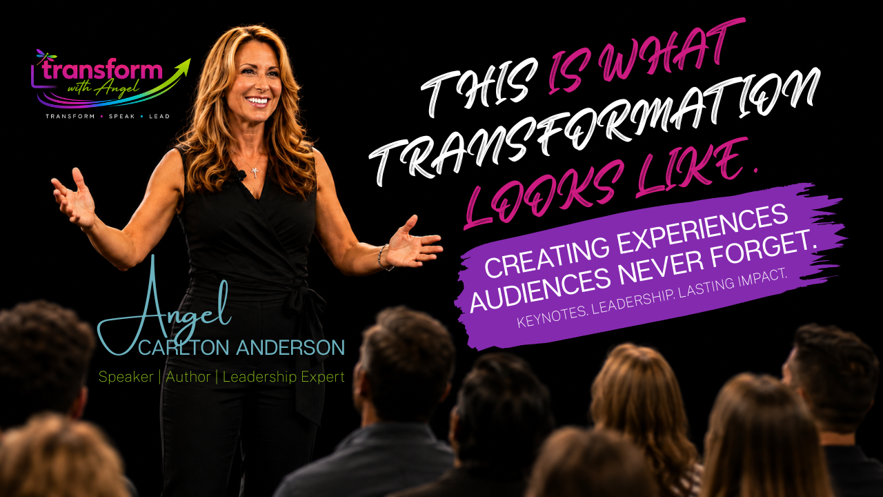 Angel Carlton Anderson Speaking Highlight Reel — This Is What Transformation Looks Like