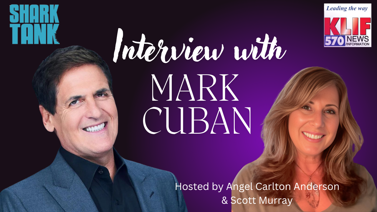 Angel Carlton Anderson with Mark Cuban