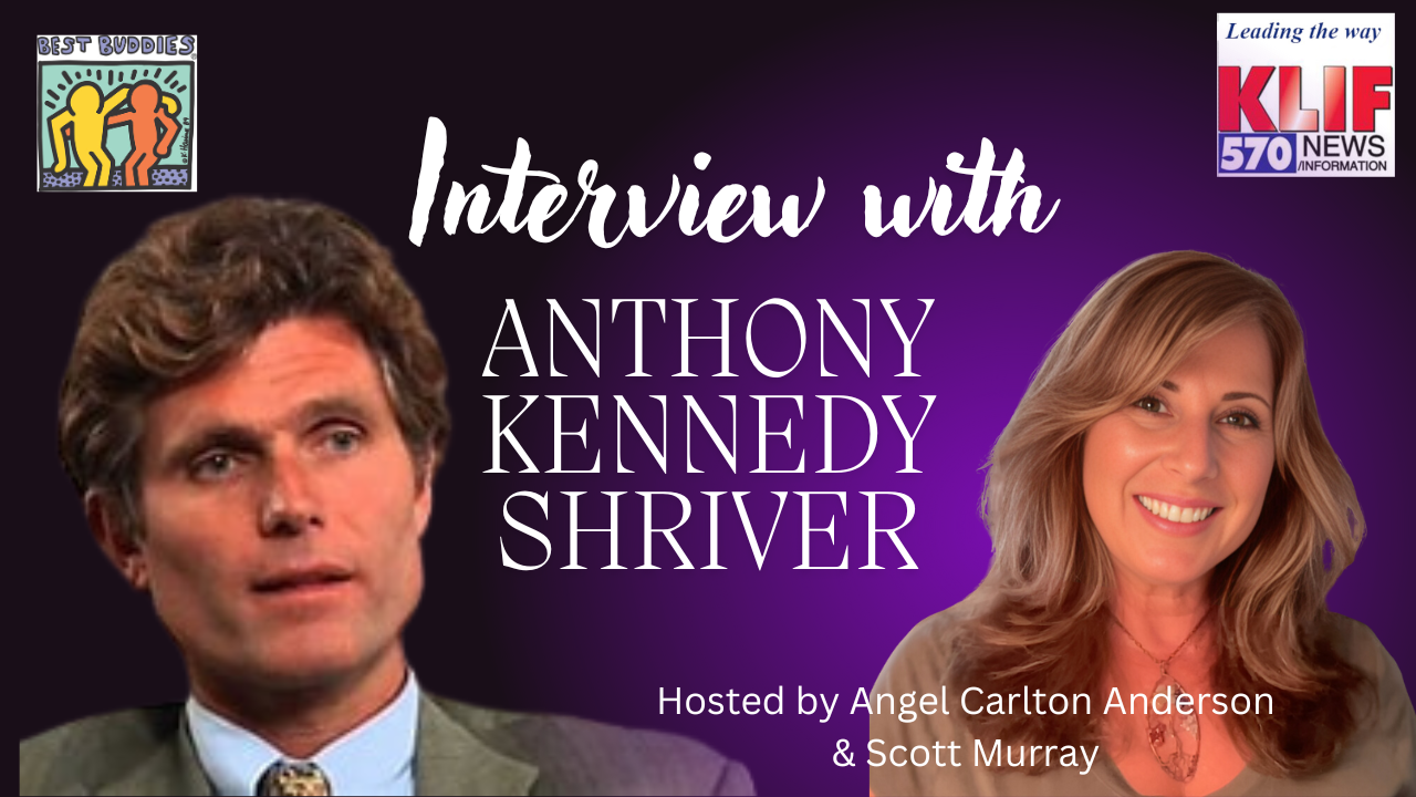 Angel Carlton Anderson with Anthony Kennedy Shriver