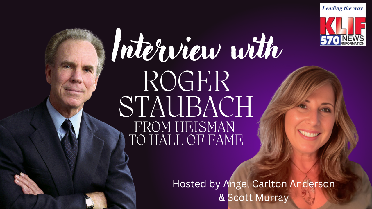 Angel Carlton Anderson with Roger Staubach